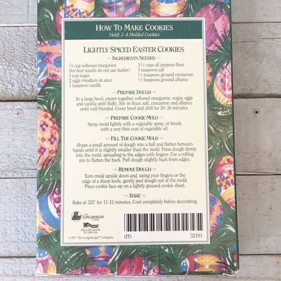 Longaberger Bunny Easter Series Cookie Molds 2 - Picture 4 of 8